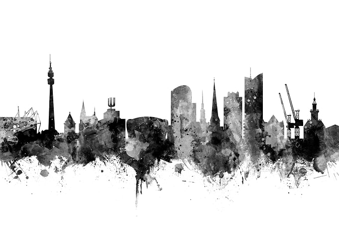 Dortmund Germany Skyline