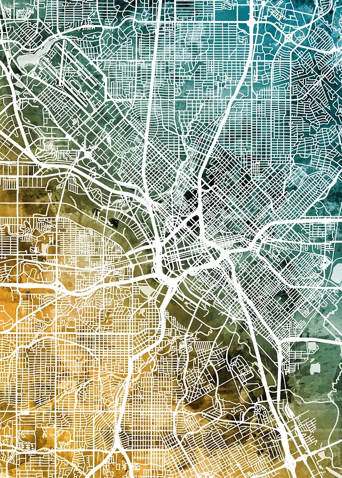 Dallas Texas Map