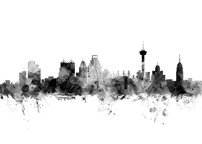 San Antonio Texas Skyline