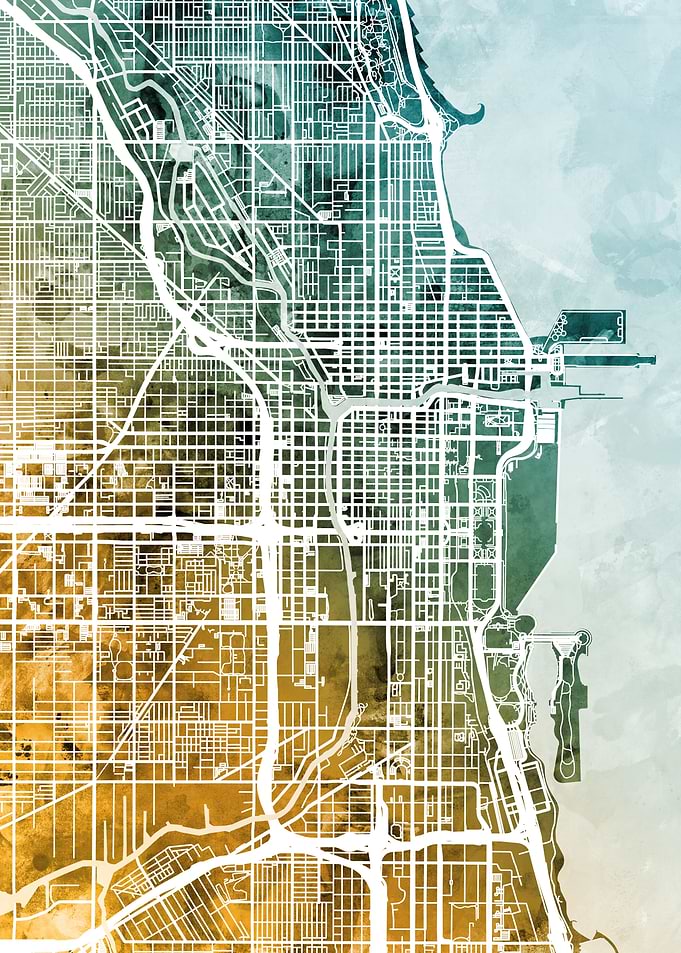 Chicago Illinois Map