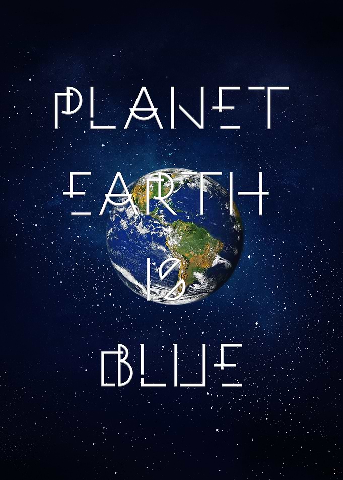 Planet Earth is BLUE