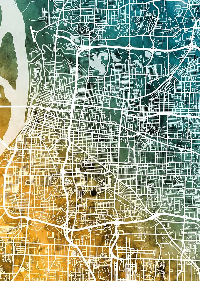 Memphis Tennessee Map