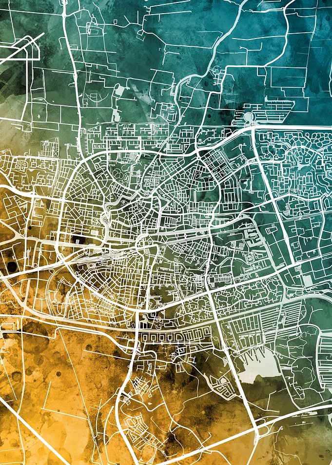 Leeuwarden Netherlands Map