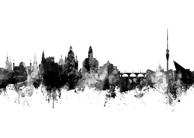 Dresden Germany Skyline