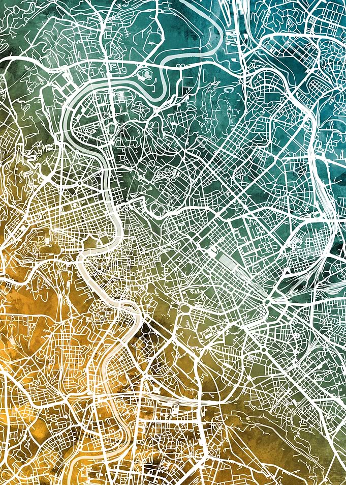 Rome Italy Map