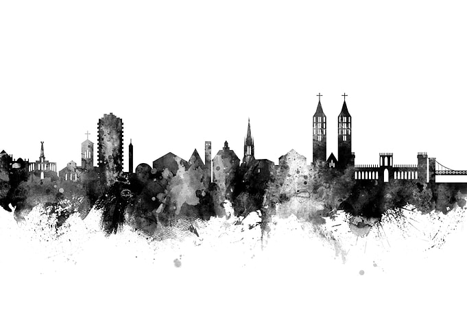 Kassel Germany Skyline