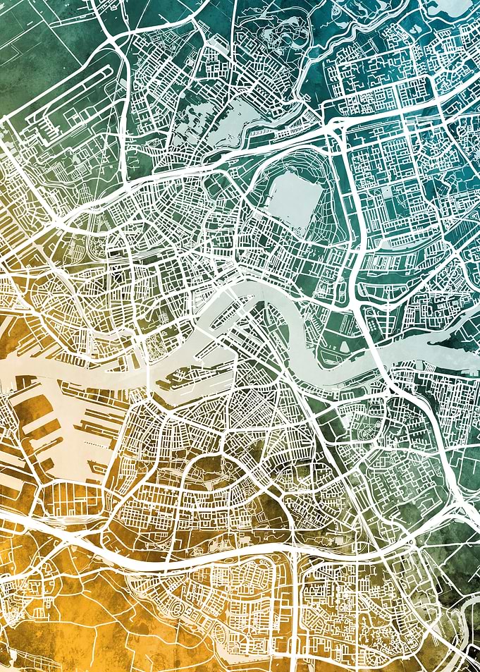 Rotterdam Netherlands Map