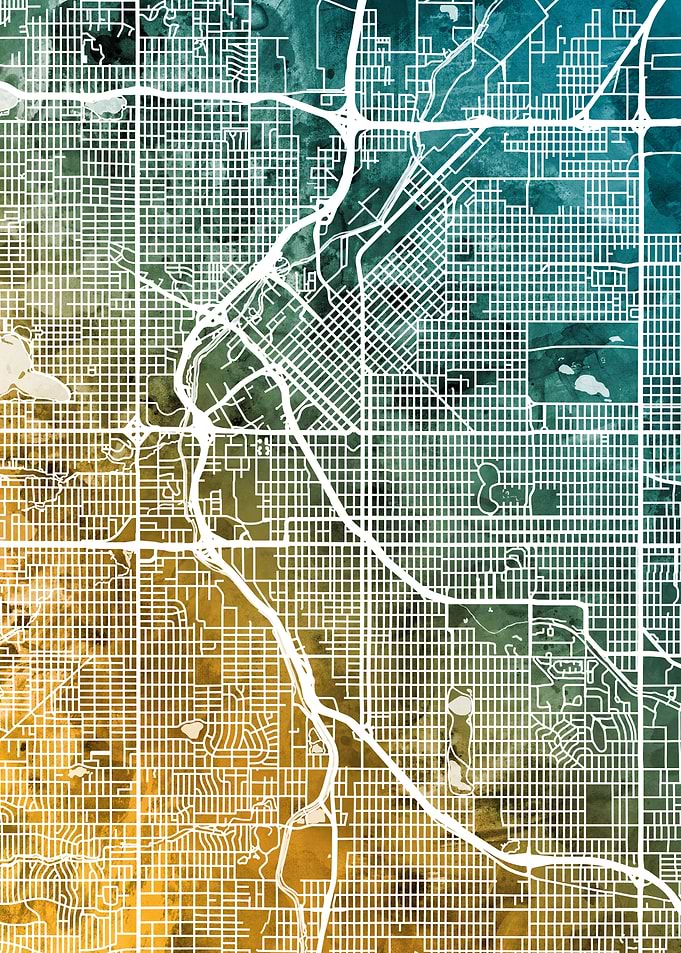 Denver Colorado Map