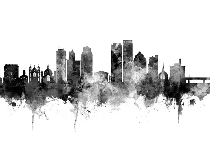 Dayton Ohio Skyline