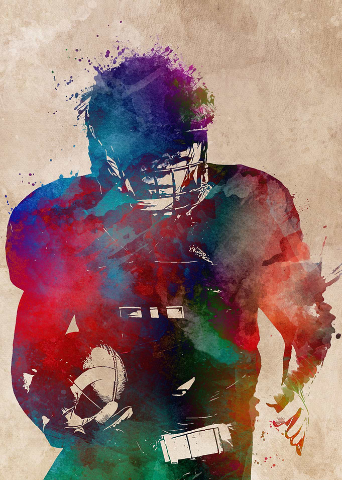 American football player