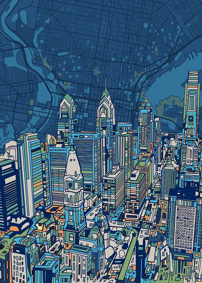 philadelphia abstract city