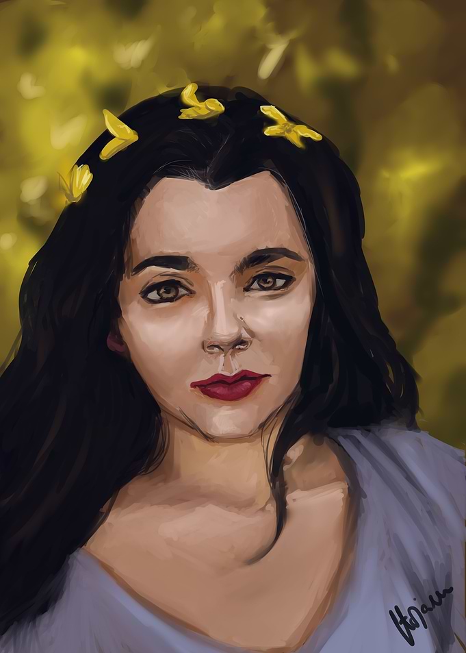 PORTRAIT DRAWING my sister