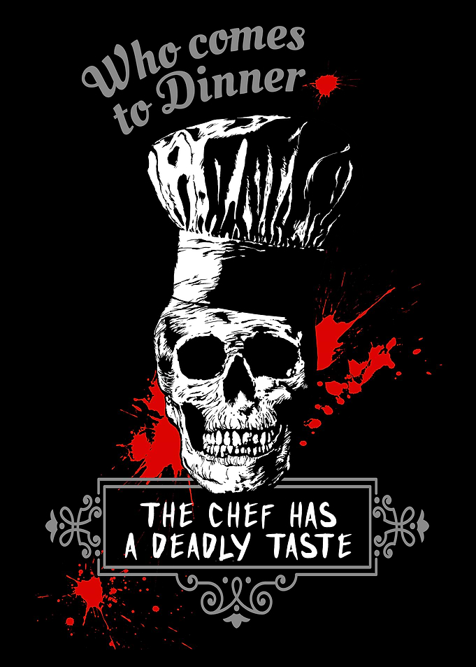 skull chefs hat