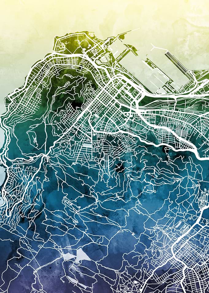 Cape Town South Africa Map
