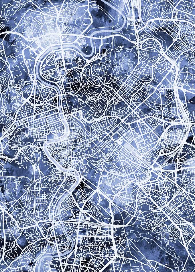 Rome Italy Map