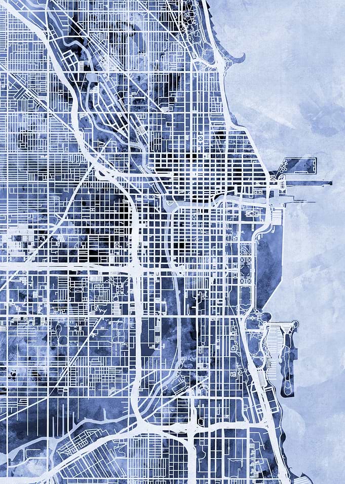 Chicago Illinois Map