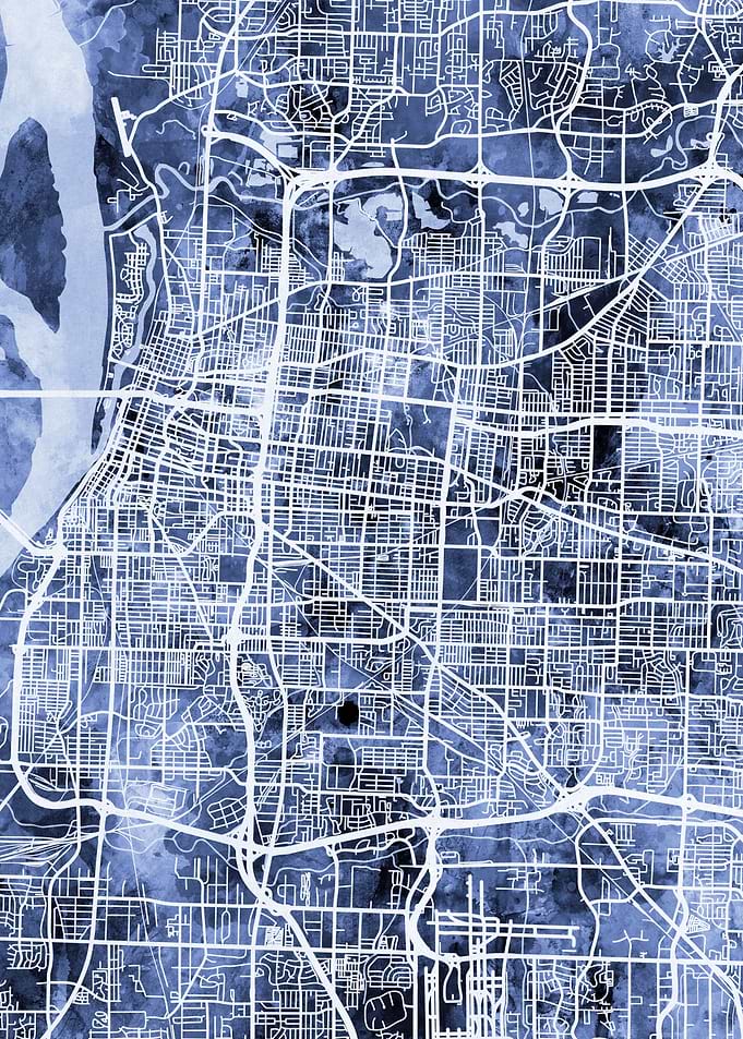 Memphis Tennessee Map