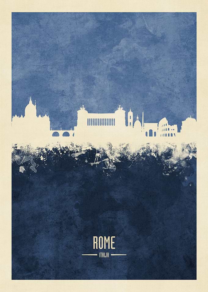 Rome Italy Skyline