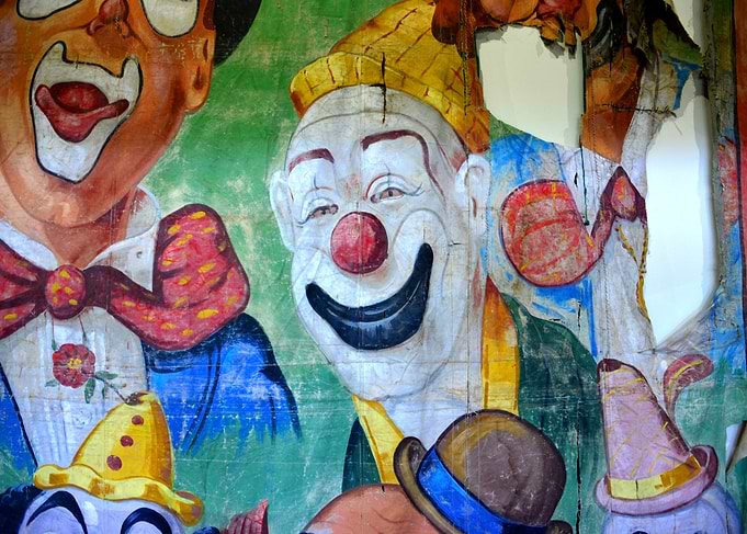 Clowns of the circus A