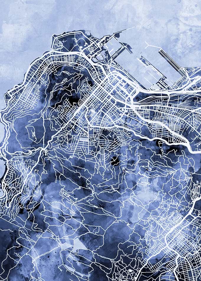 Cape Town South Africa Map