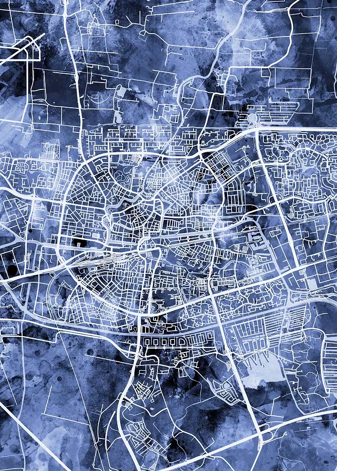 Leeuwarden Netherlands Map