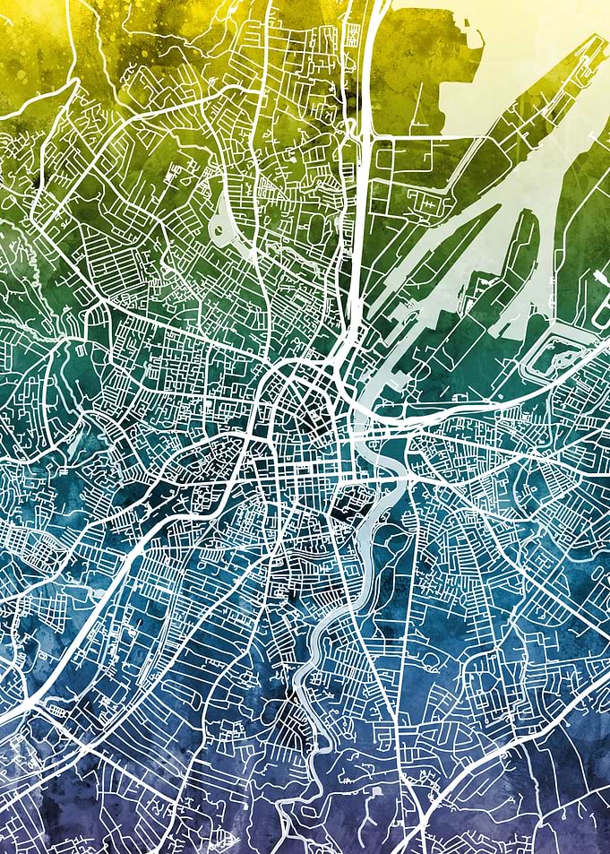 Belfast N Ireland Map