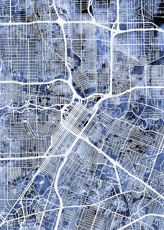 Houston Texas Map