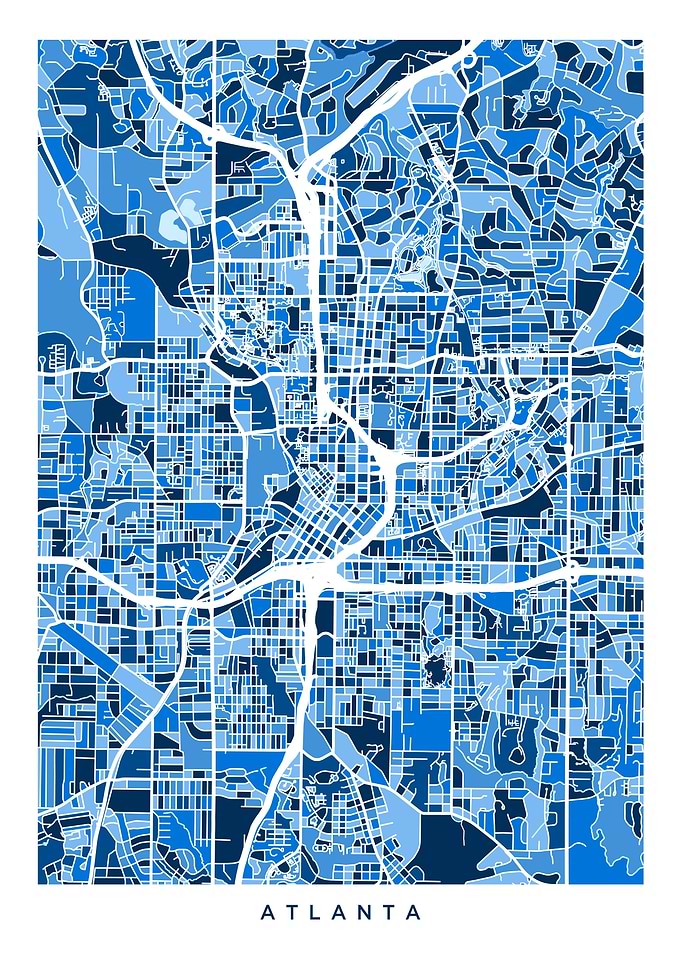 Atlanta Georgia Map