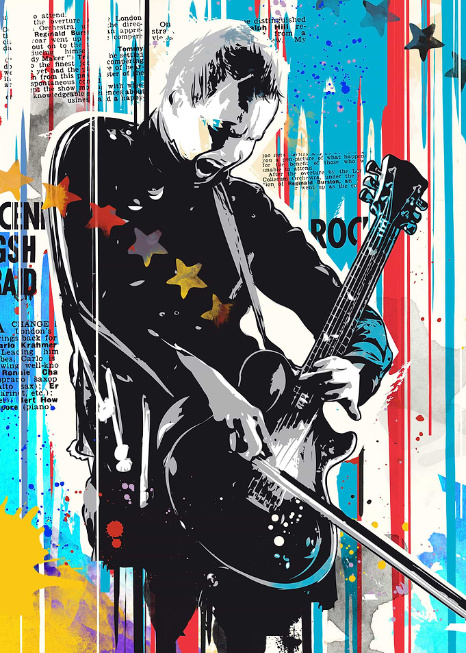 Sigur Ros Pop art Style