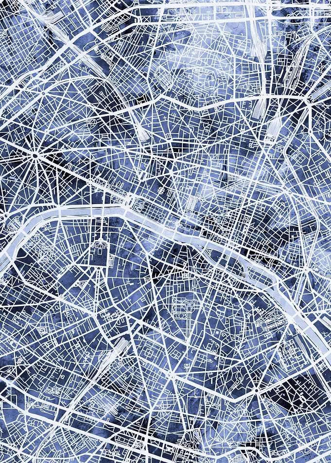 Paris France Map