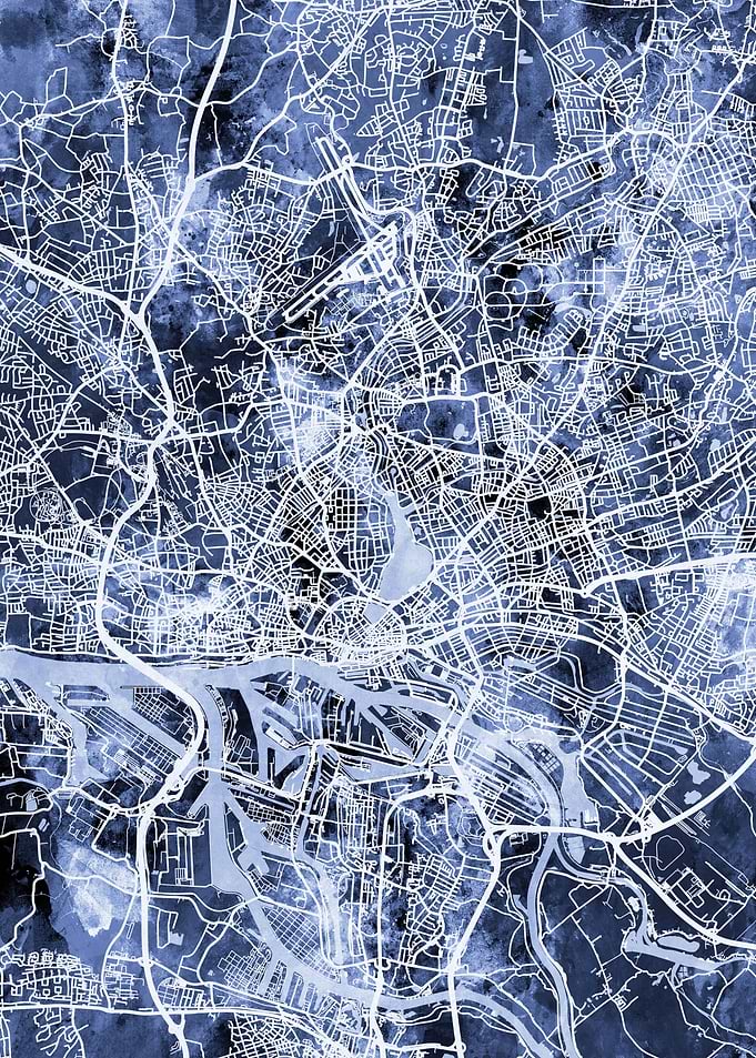 Hamburg Germany Map
