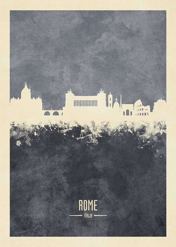 Rome Italy Skyline
