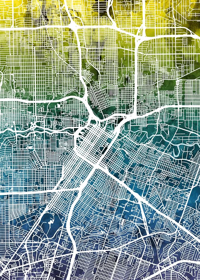 Houston Texas Map