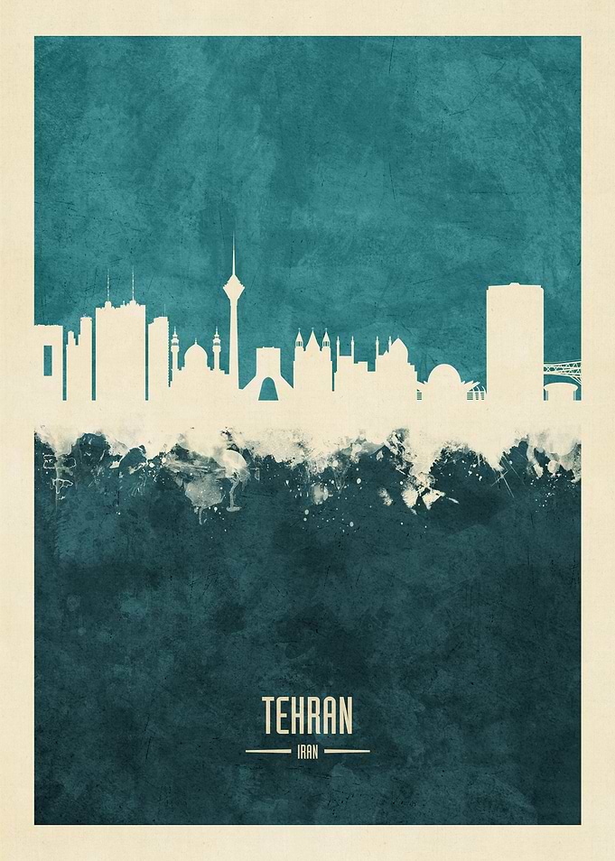 Tehran Iran Skyline