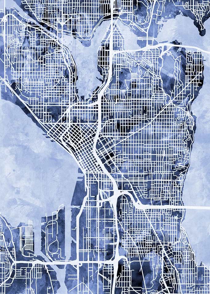 Seattle Washington Map