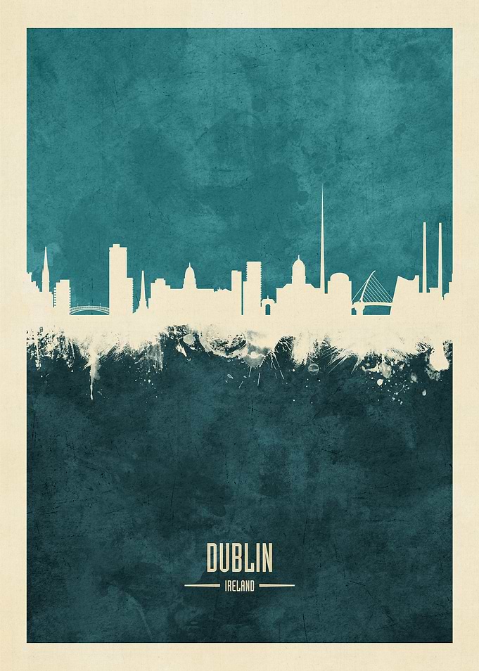 Dublin Ireland Skyline