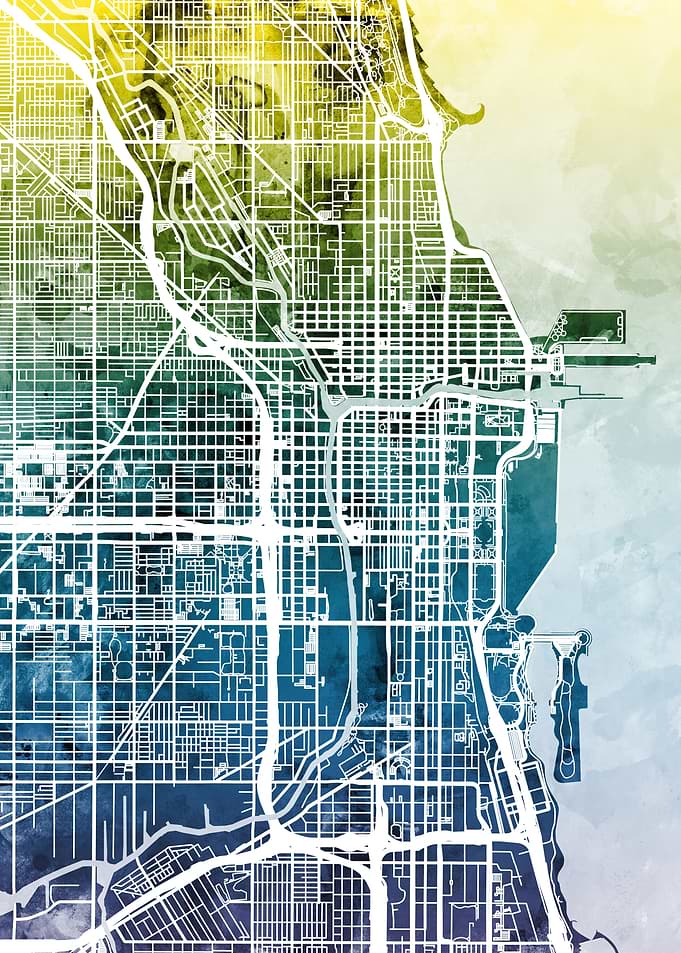 Chicago Illinois Map