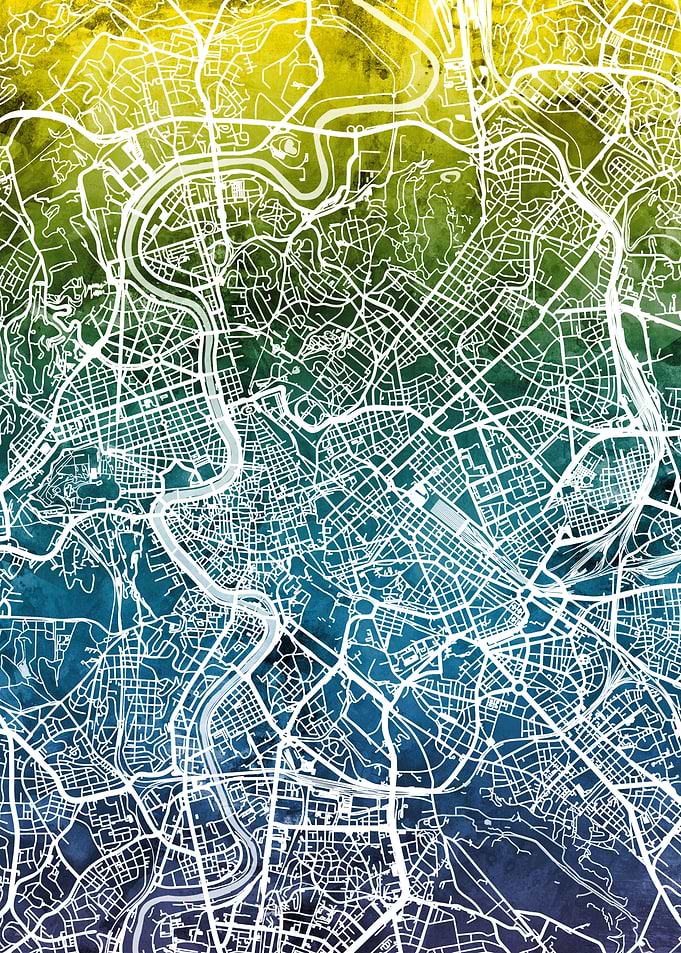 Rome Italy Map