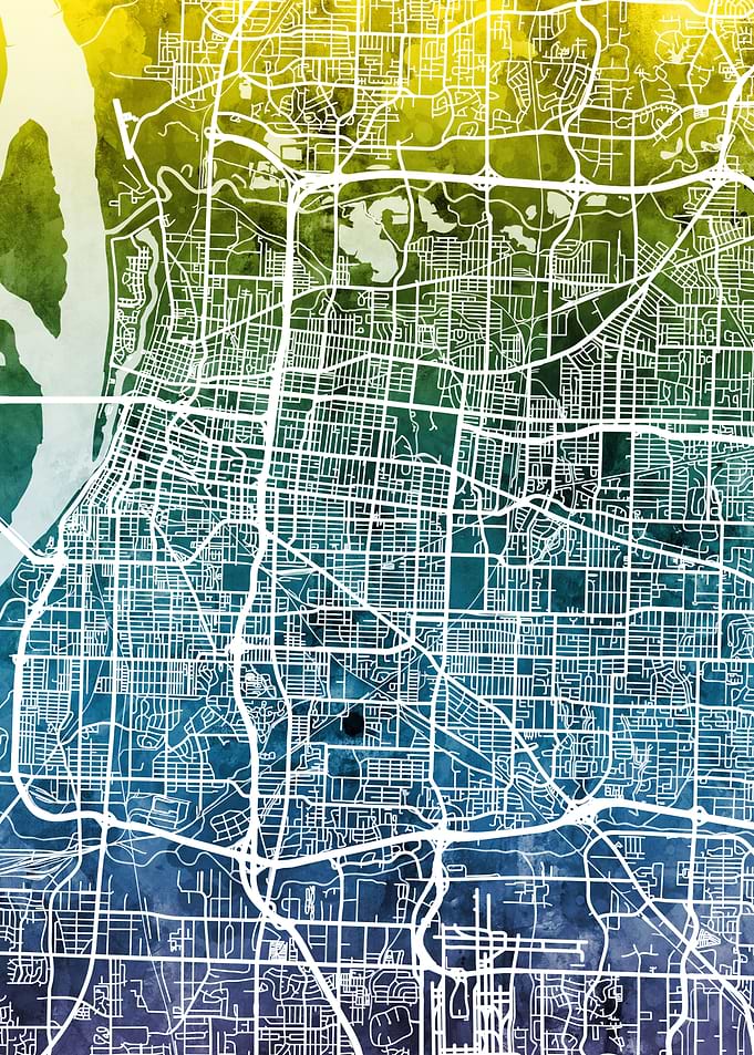 Memphis Tennessee Map