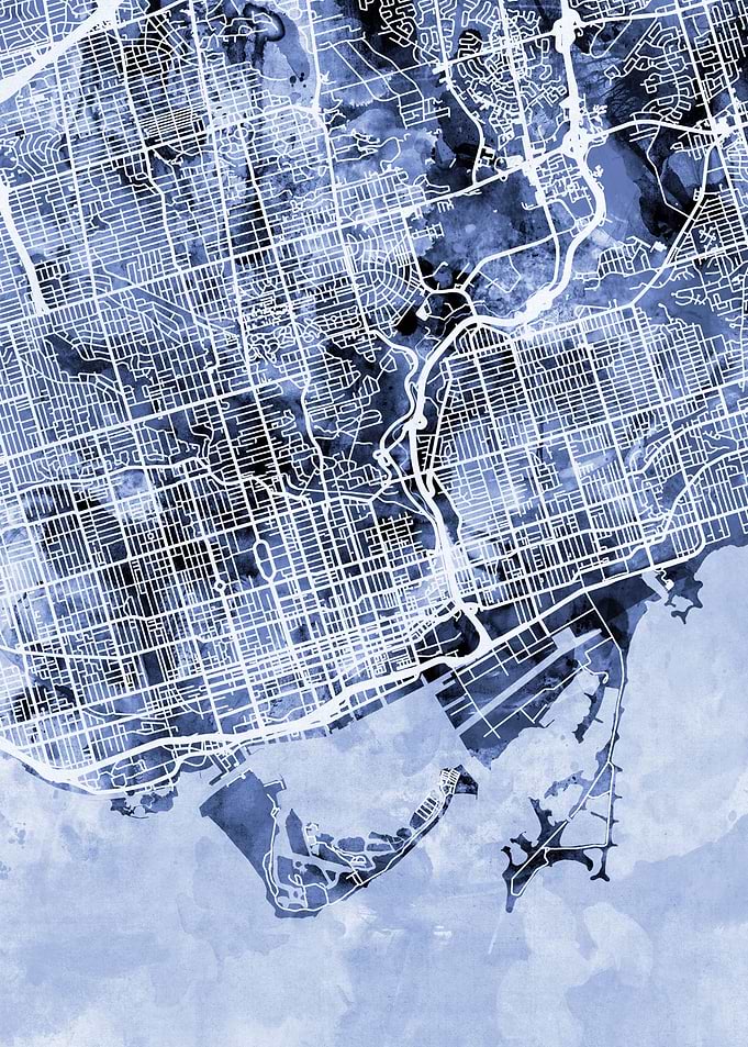 Toronto Canada Map