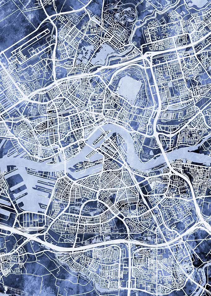 Rotterdam Netherlands Map