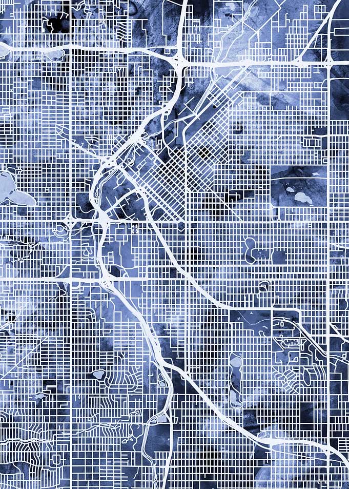 Denver Colorado Map