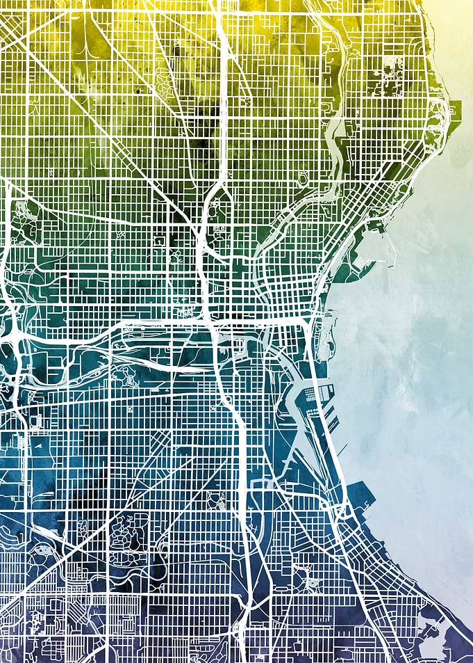 Milwaukee Wisconsin Map