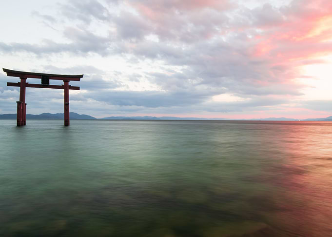 Torii in the Lake