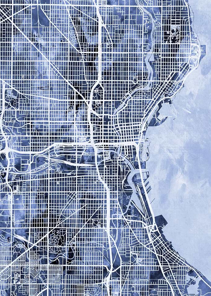 Milwaukee Wisconsin Map