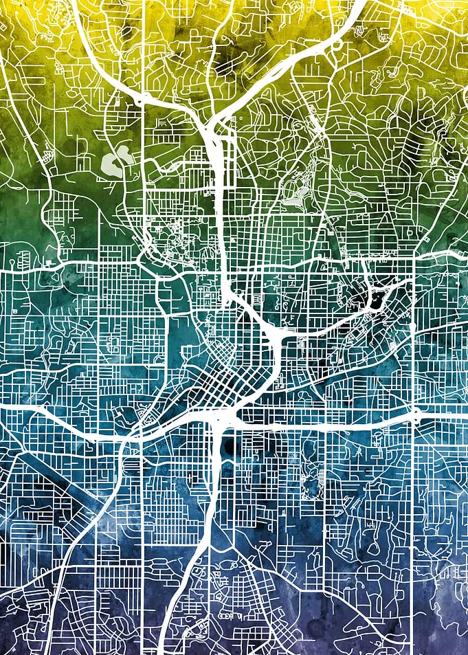 Atlanta Georgia Map