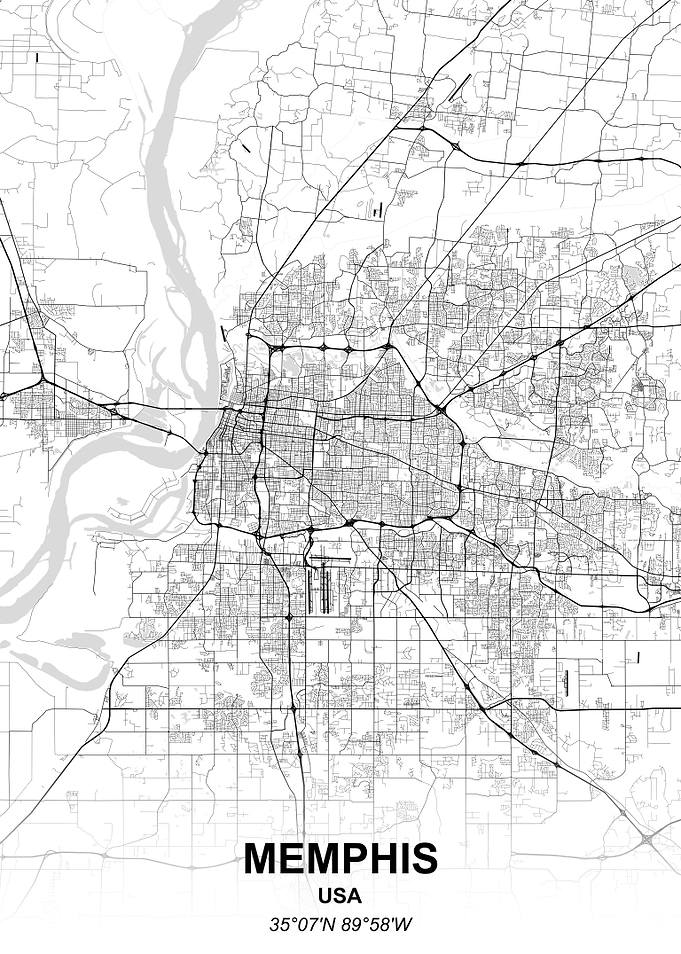 Memphi city map