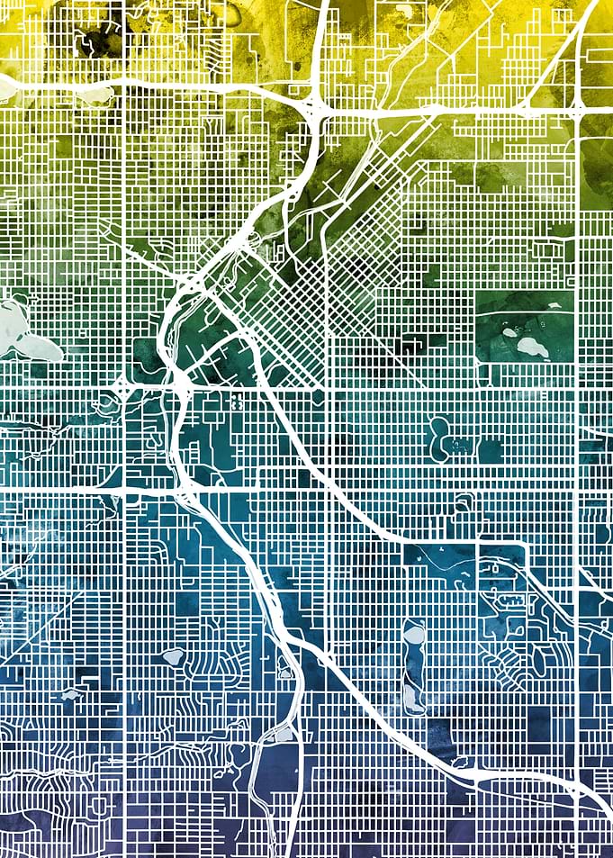 Denver Colorado Map