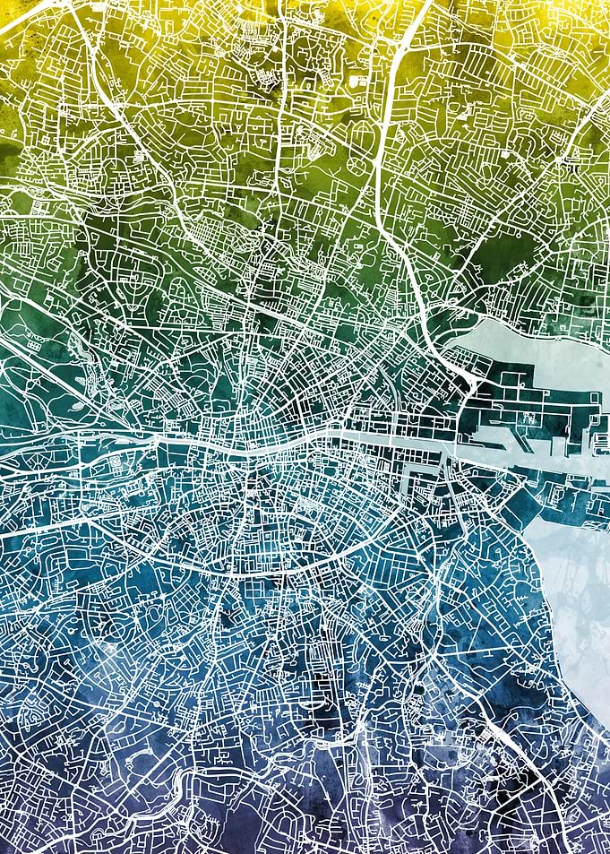Dublin Ireland Map
