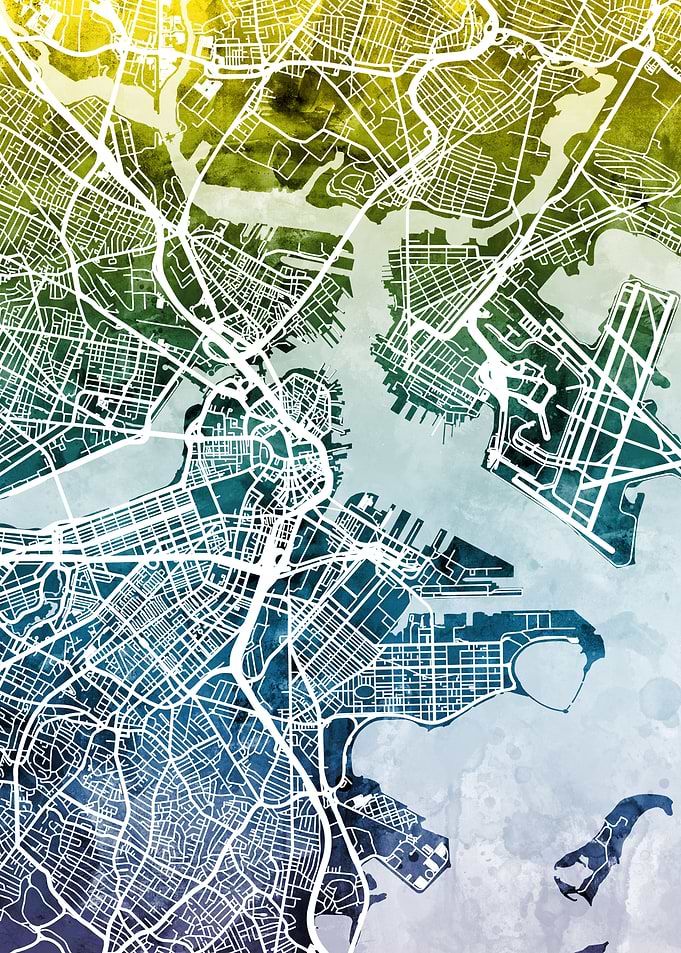 Boston Massachusetts Map